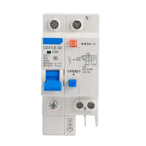 Автоматический выключатель дифференциального тока 32А 230В, УЗО 1P+N C32, защита от утечки 30мА, для