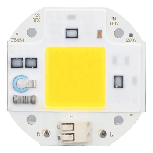 Мощный светодиодный чип COB 50W теплый белый свет, без пайки и драйвера, для DIY освещения и декора