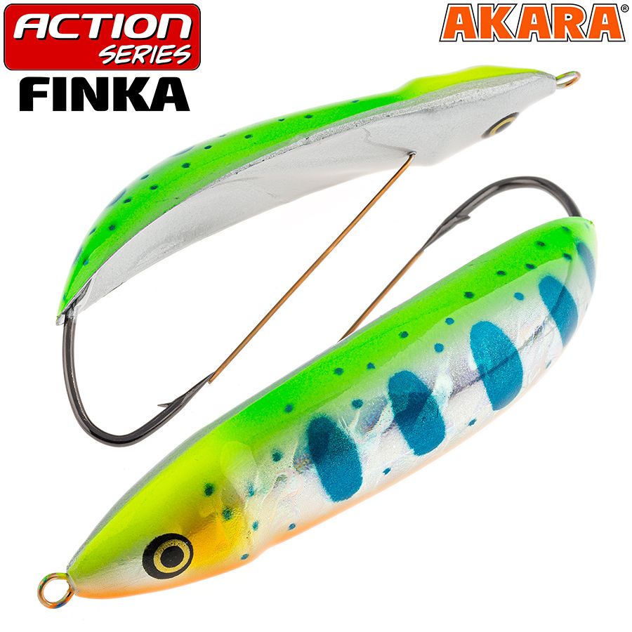 Блесна колеб. незац. Akara Action Series Finka 80S 21 гр. A183