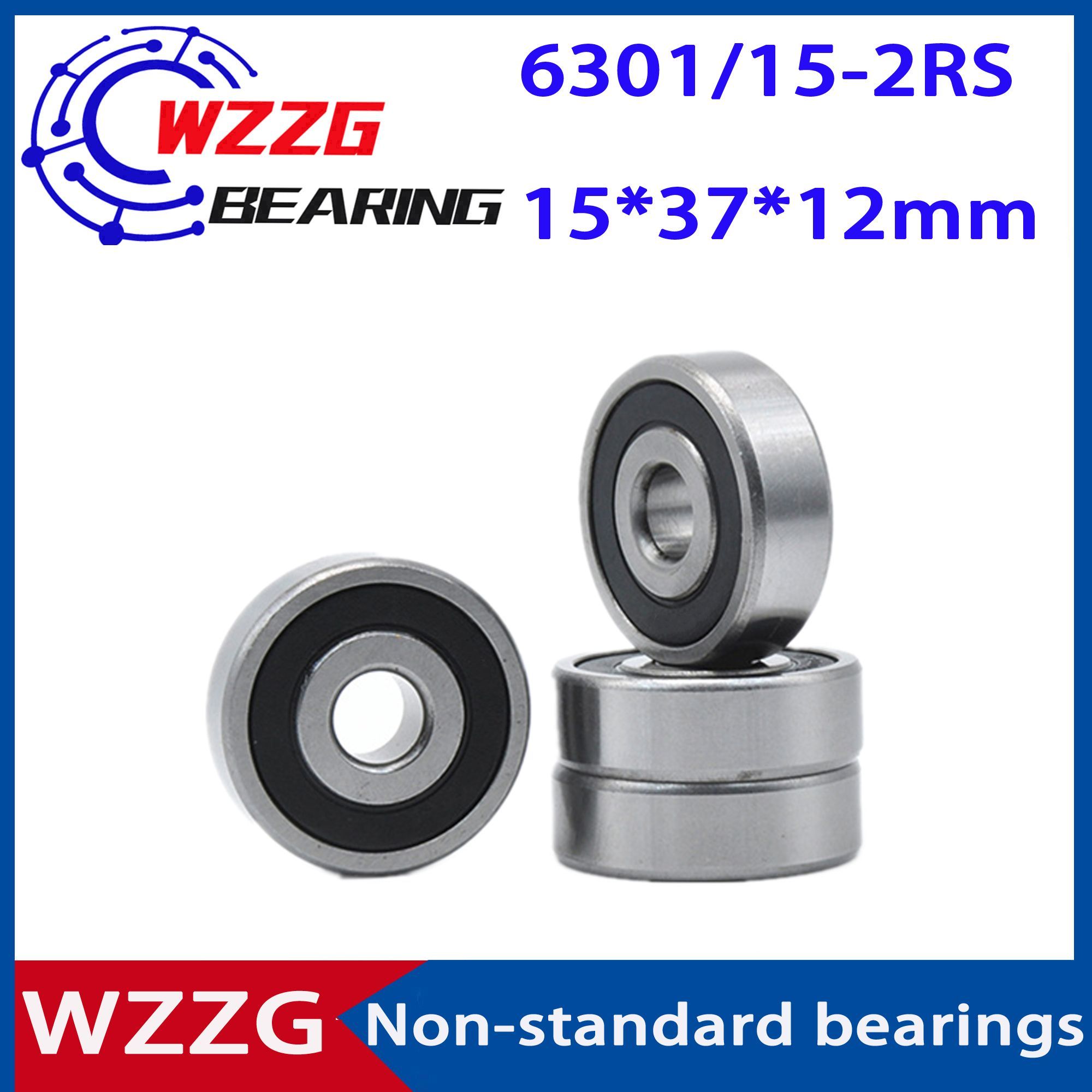 WZZG 4ШТ 6301/15-2RS Подшипник 153712 Нестандартные