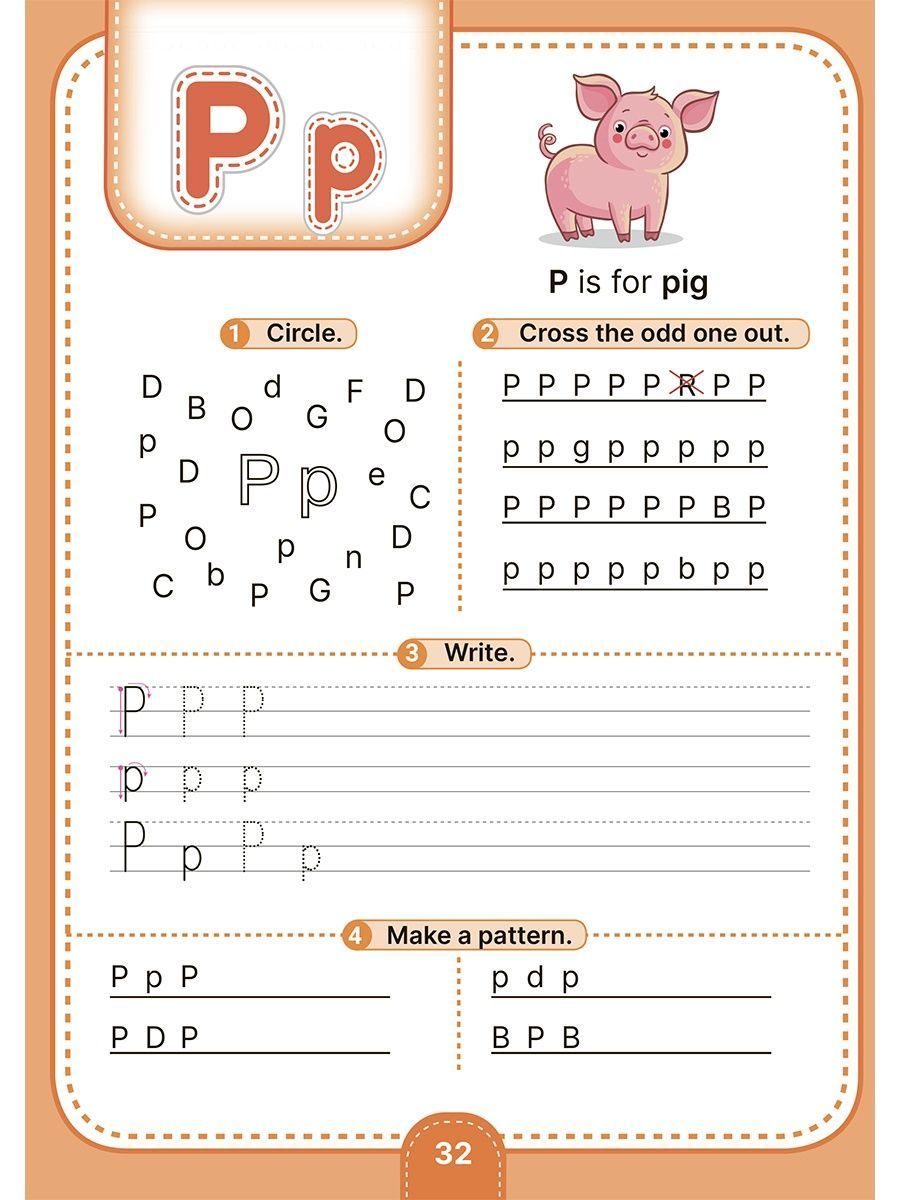 Английские прописи Алфавит | Handwriting Practice Workbook for Preschoolers - Ozon image 4