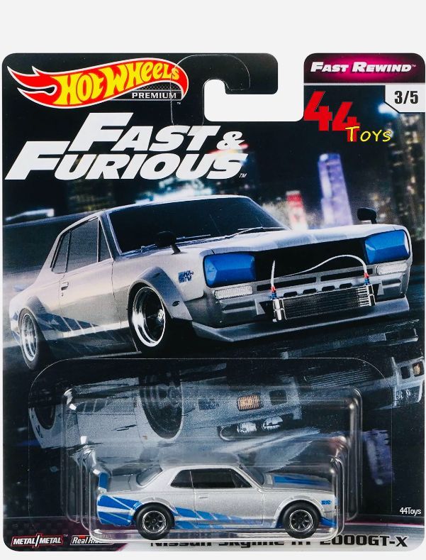 Машинка Hot Wheels Nissan Skyline H / T 2000GT-R Premium