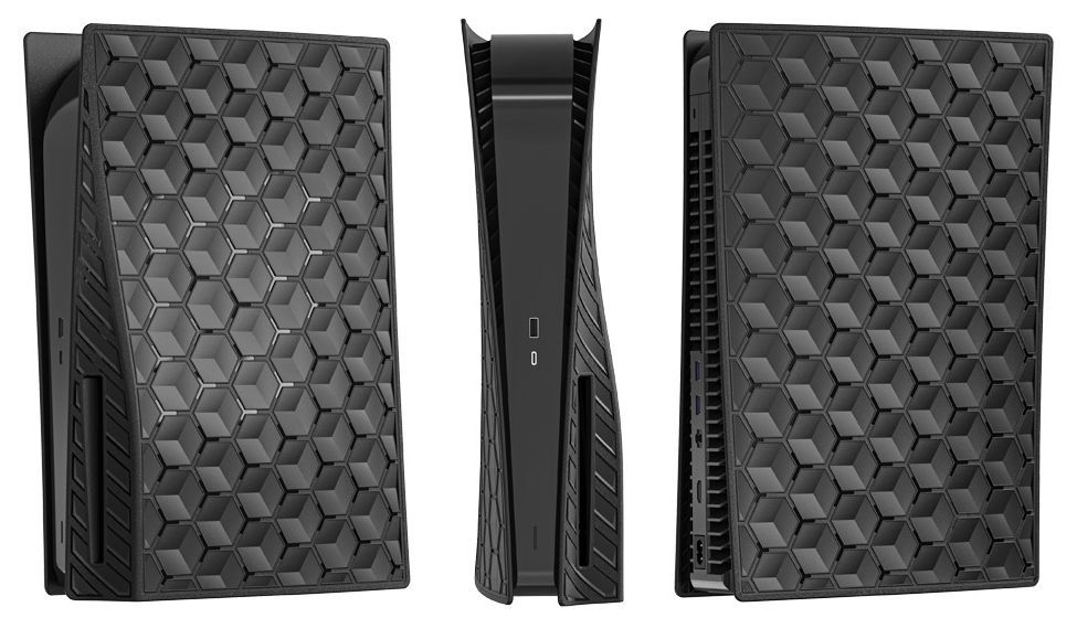 Панели для Sony PlayStation 5 / пс5 / ps5 корпус в стиле Cyber Shield ...