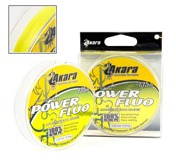Шнур Akara Power Fluo 135 м 0,22