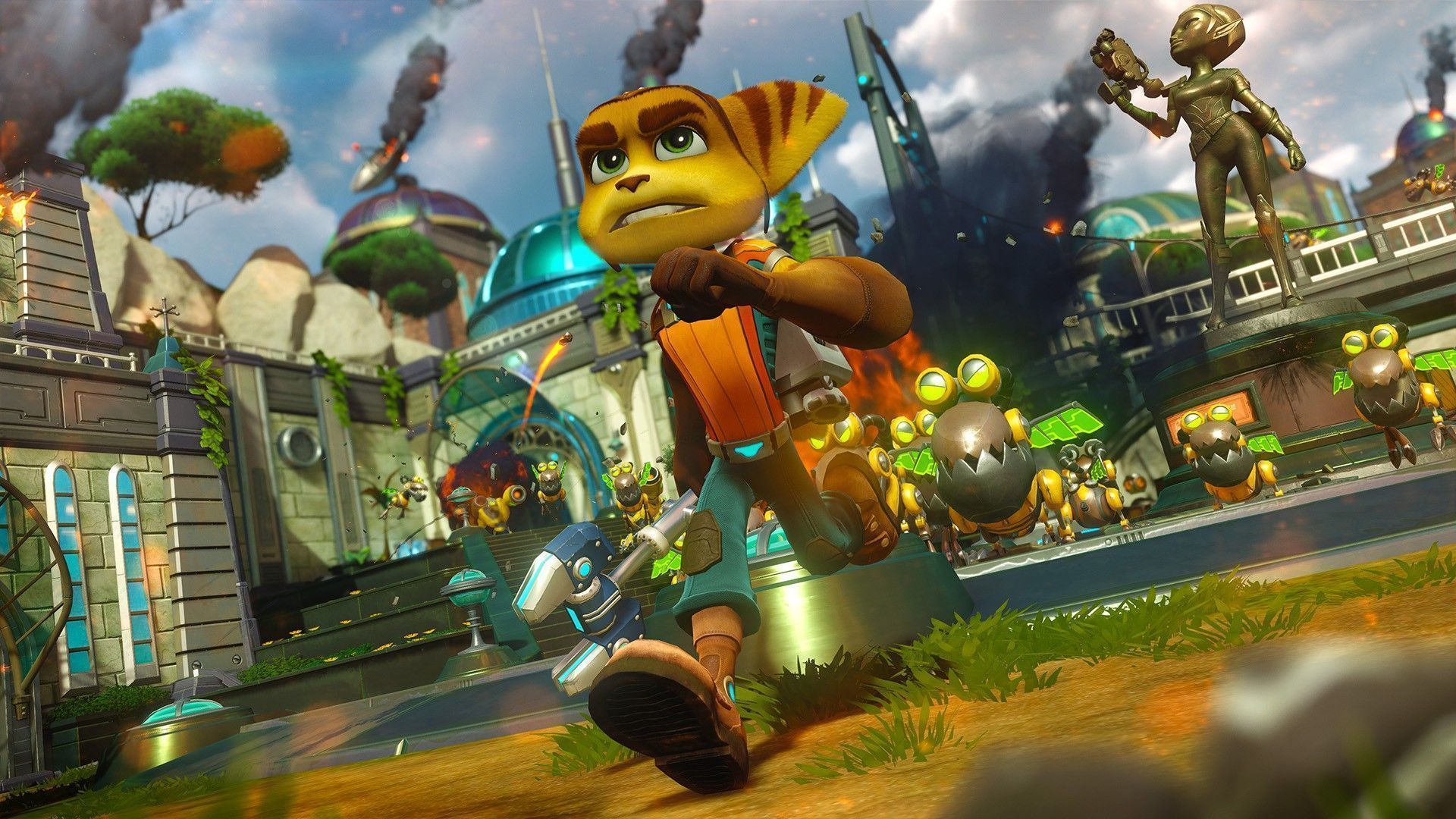 Игра Ratchet and Clank (PlayStation 4, Русская версия) купить по низкой  цене с доставкой в интернет-магазине OZON (1248761623)