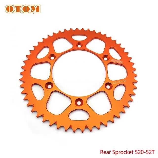 Ведомая звезда 52 зуба для мотоцикла KTM, FX moto, Avantis, Zuumav вариант 1