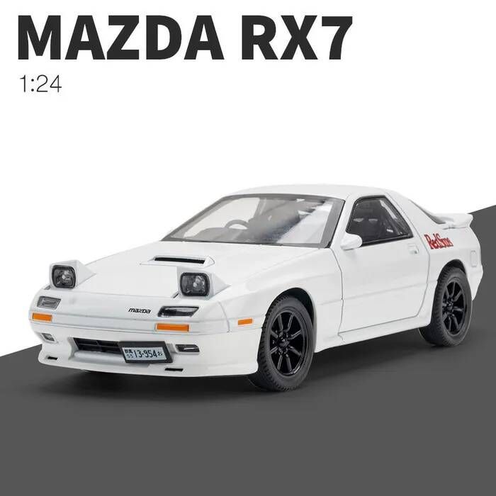 Металлический автомобиль Mazda RX 1:24 Мазда RX7 (белая) купить на