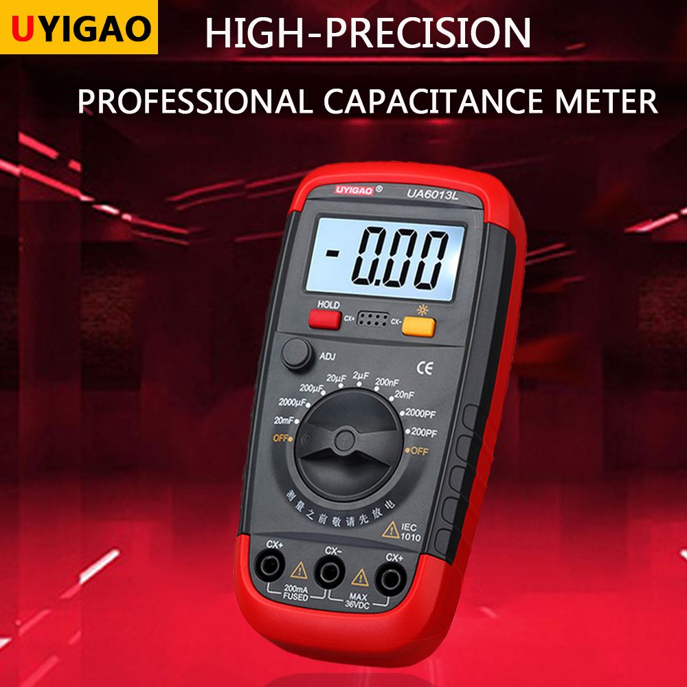 UYIGAO UA6013L Профессиональный цифровой тестер конденсаторов ...