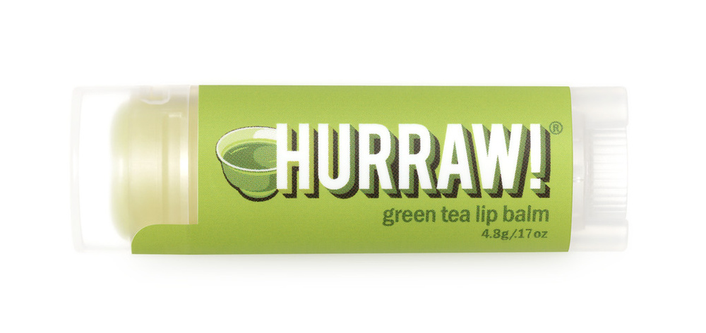 Бальзам для губ Зеленый чай, HURRAW! Green Tea Lip Balm #1