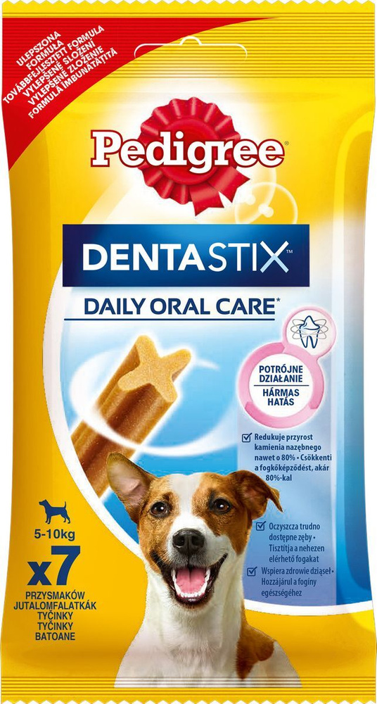 Лакомство Pedigree "Denta Stix", для собак мелких пород, 110 г. - 10 упаковок  #1