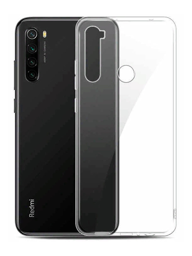 Чехол силиконовый для Xiaomi Redmi Note 8T прозрачный - купить с ...