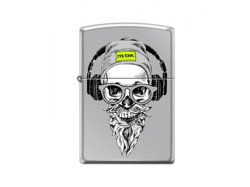 Зажигалка бензиновая ZIPPO Хипстер High Polish Chrome #1