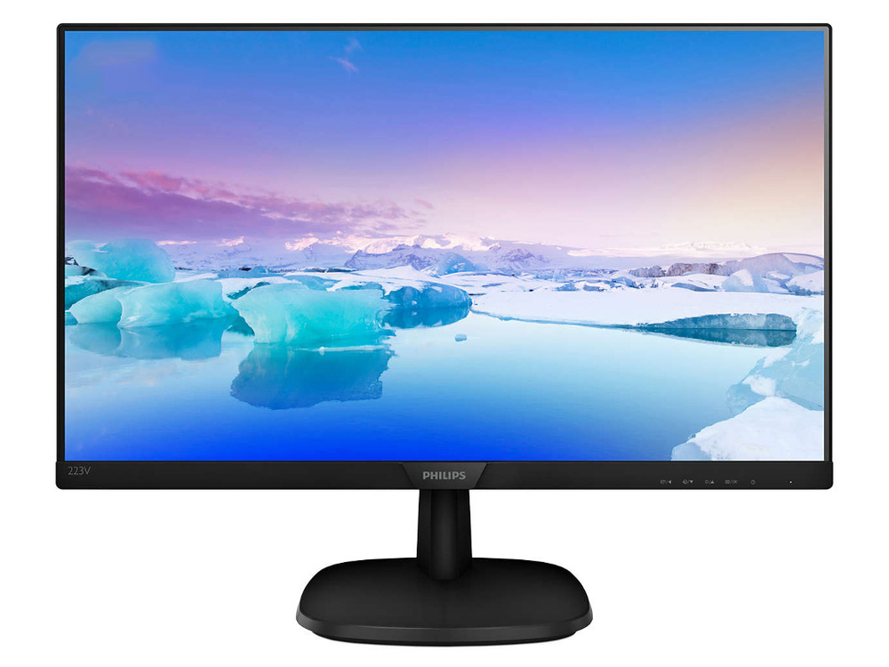 Philips 22" Монитор (223V7QSB/00), IPS, 1920x1080 Full HD, 60 Гц, черный #1