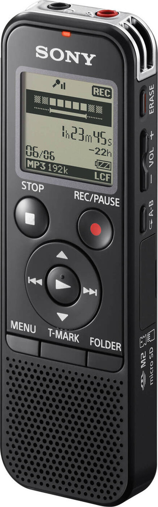 Диктофон цифровой Sony ICD-PX470, 4Gb, черный #1