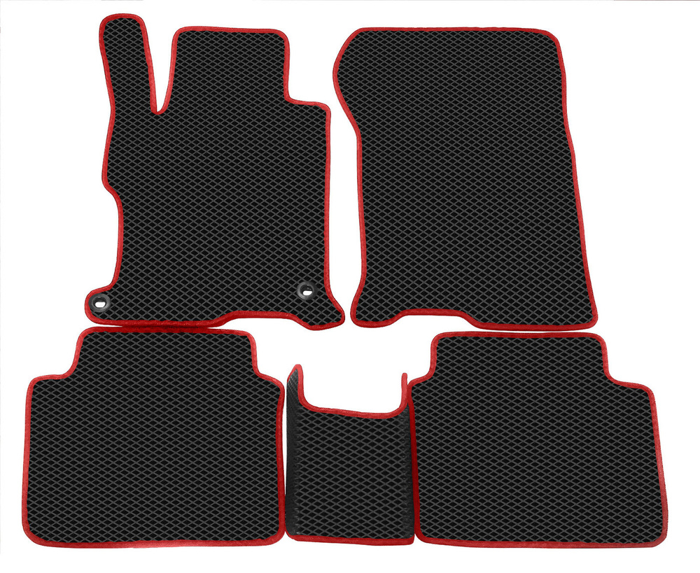 Коврики в салон автомобиля АвтоЕва 375, цвет красный - купить по ...