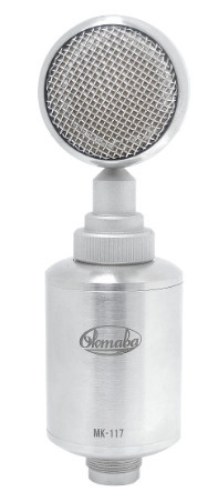 Октава Микрофон студийный МК-117 деревянный футляр, серый металлик  #1