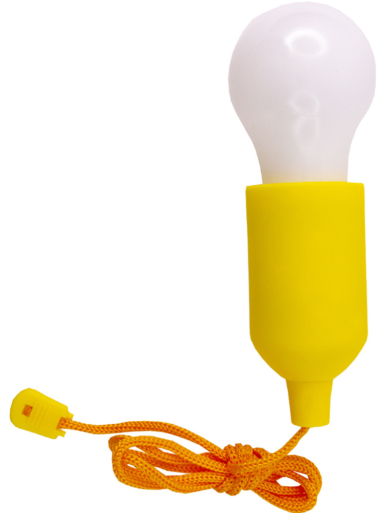 Лампочка-фонарик на шнурке CASTLELADY / Подвесной светильник желтый (лампочка LED), 0017  #1