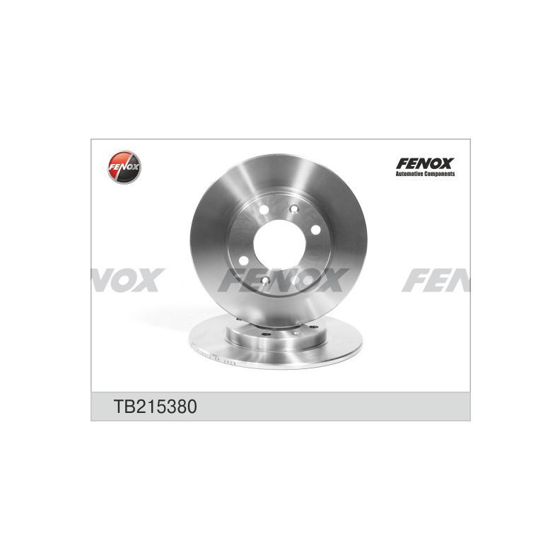 Диск тормозной FENOX TB215380 для а/м Citroen Saxo 96-, Xsara 97