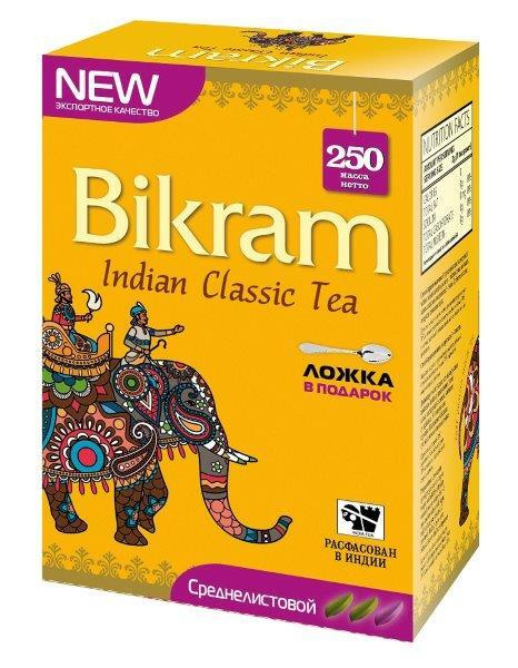 Bikram (Бикрам) черный чай среднелистовой, 250гр, Индия #1