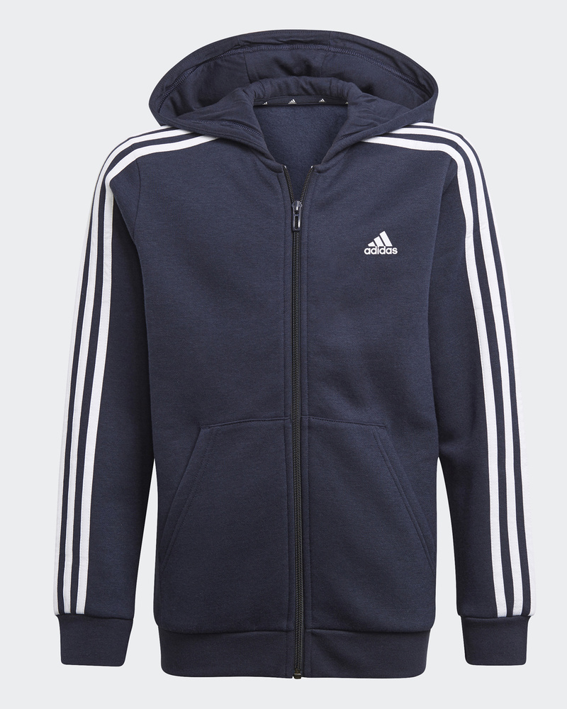 Blue adidas zip up hoodie sale