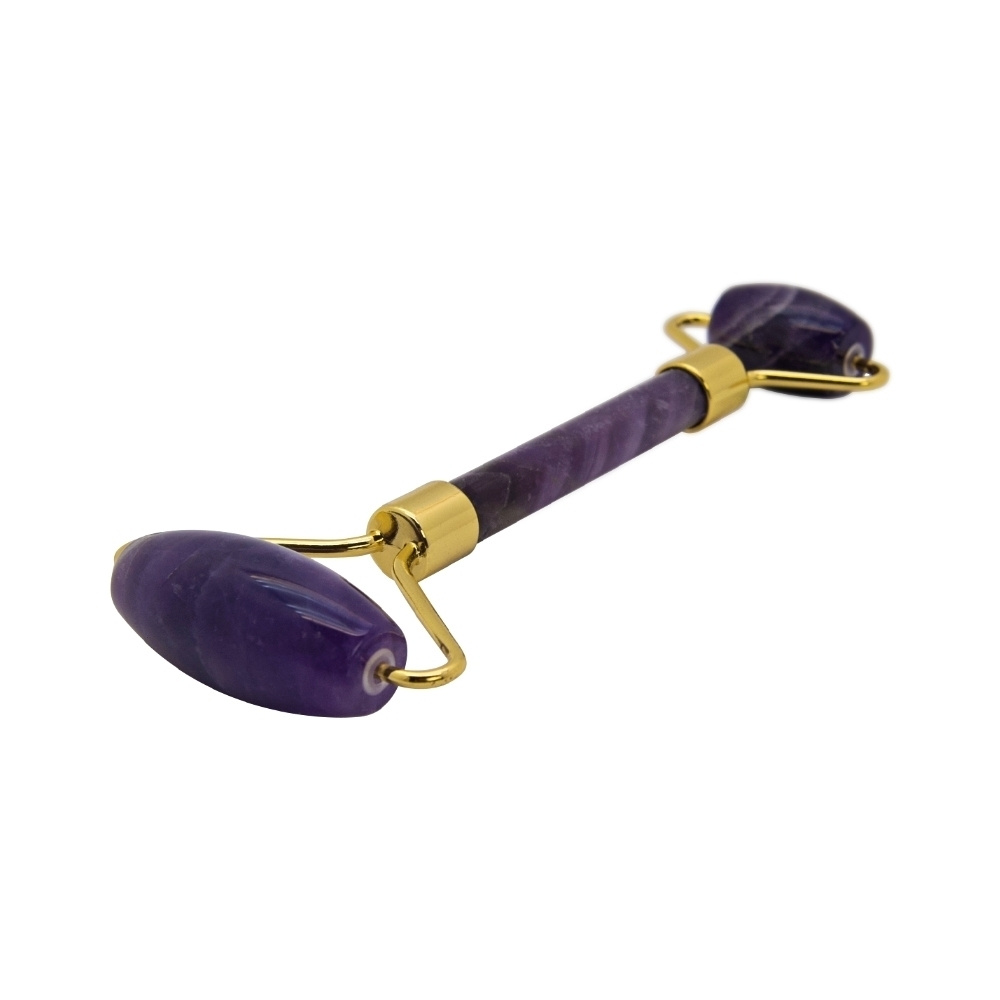 Массажер для лица JADE ROLLER из фиолетового нефрита купить по низкой ...