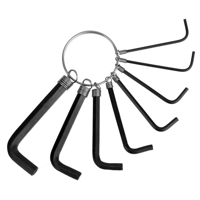 Набор ключей шестигранных на кольце ЛОМ, 1.5 - 6 мм, 8 шт. #1