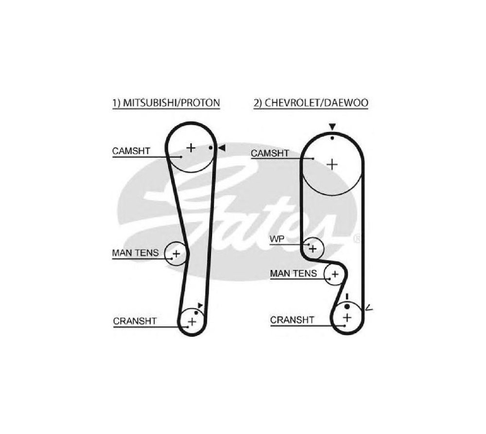 Ремень ГРМ Gates 5535XS - Gates арт. 5535XS - купить по выгодной цене в ...