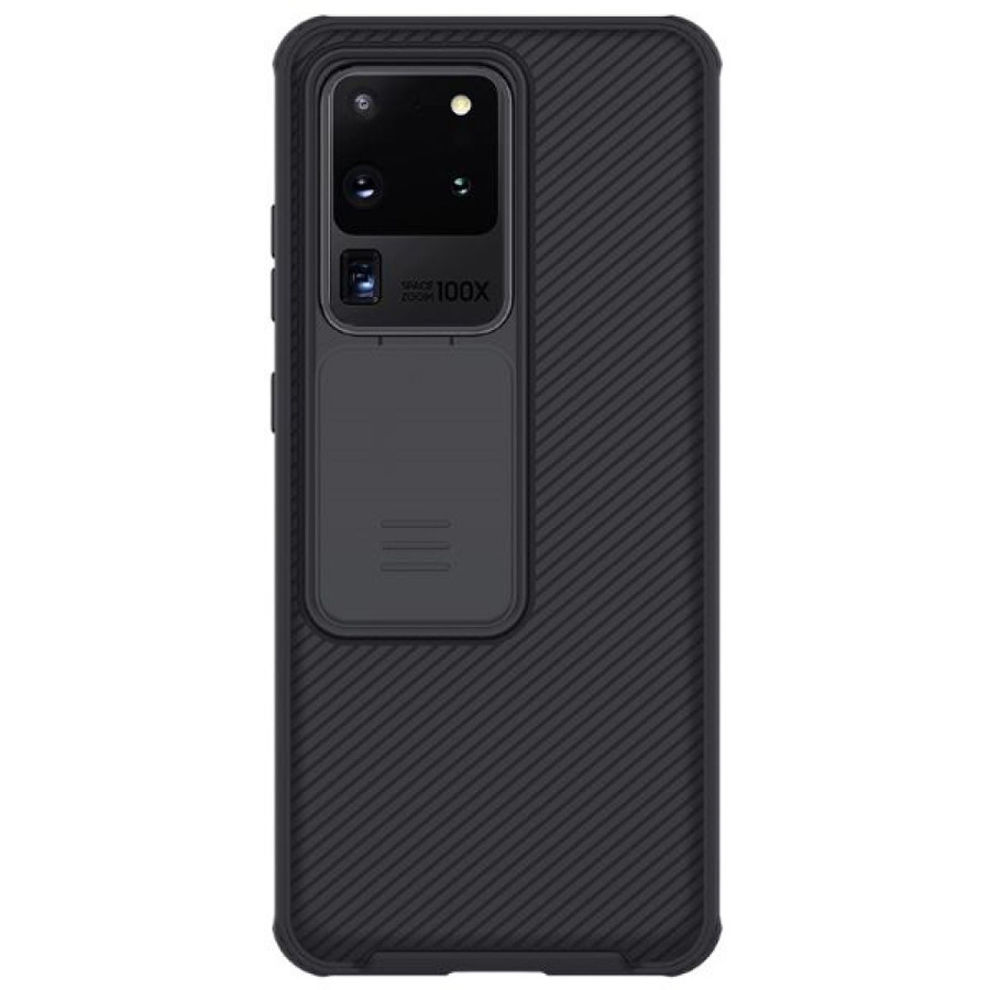 Чехол для телефона Samsung Galaxy S20 Ultra Nillkin CamShield Pro Case  черный TPU с защитой камеры - купить с доставкой по выгодным ценам в  интернет-магазине OZON (369184366)