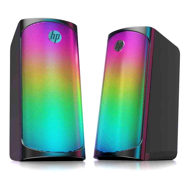 колонки компьютерные HP DHE 6004s, RGB-подсветка, Bluetooth, черное ...