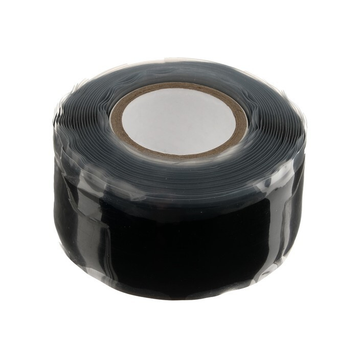 Изолента самовулканизирующаяся Smartbuy, 25 мм х 3 м, 500 мкм, силикон, черная  #1