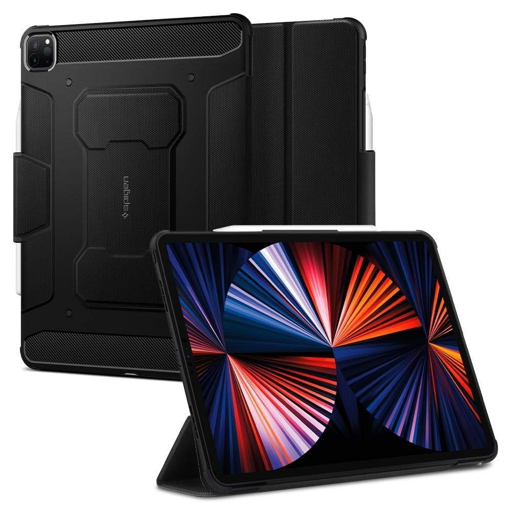 Чехол SPIGEN для iPad Pro 12.9 (2021) - Rugged Armor Pro - Черный - ACS02889 #1