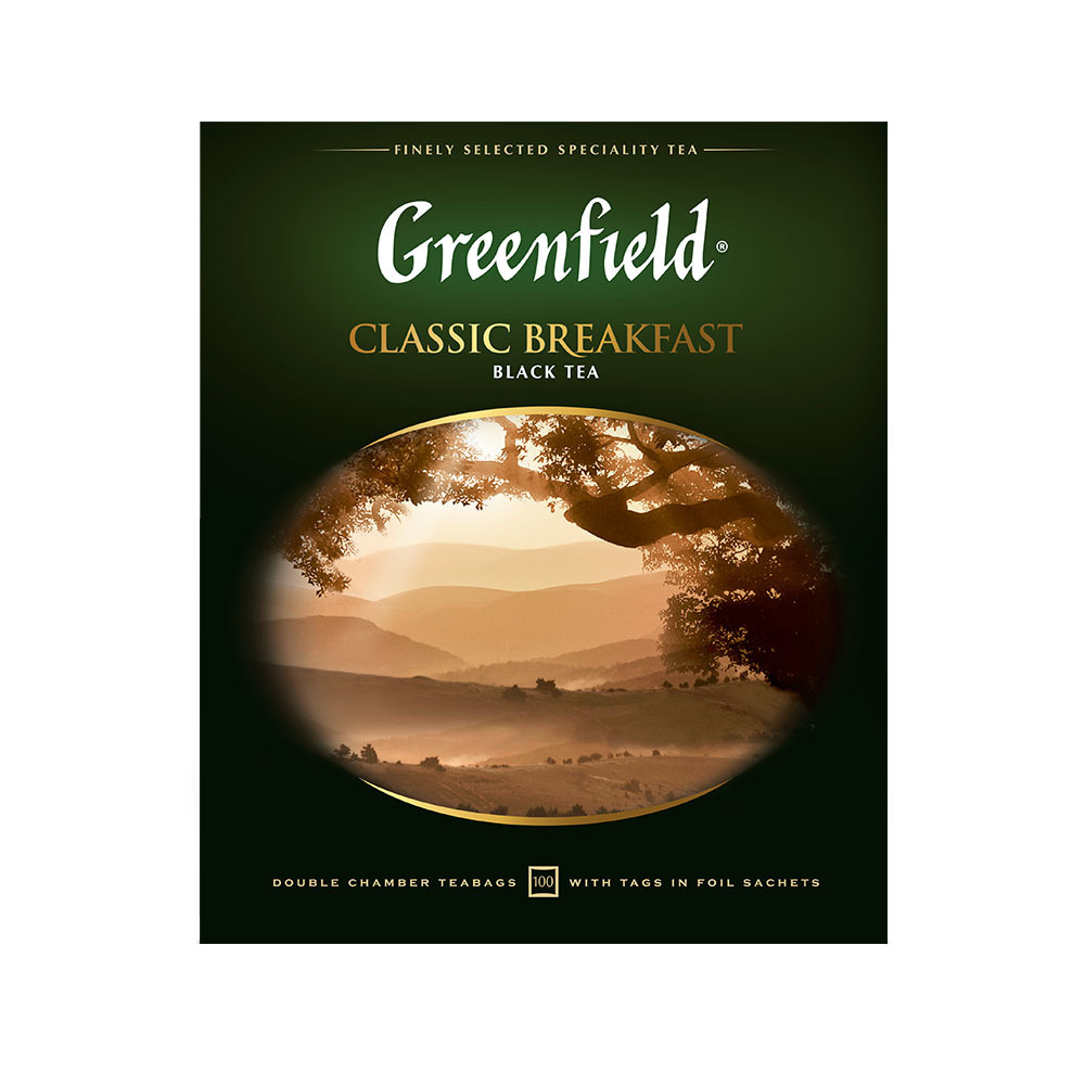 Чай Greenfield Classic Breakfast черный (2г х 100шт), 200г #1