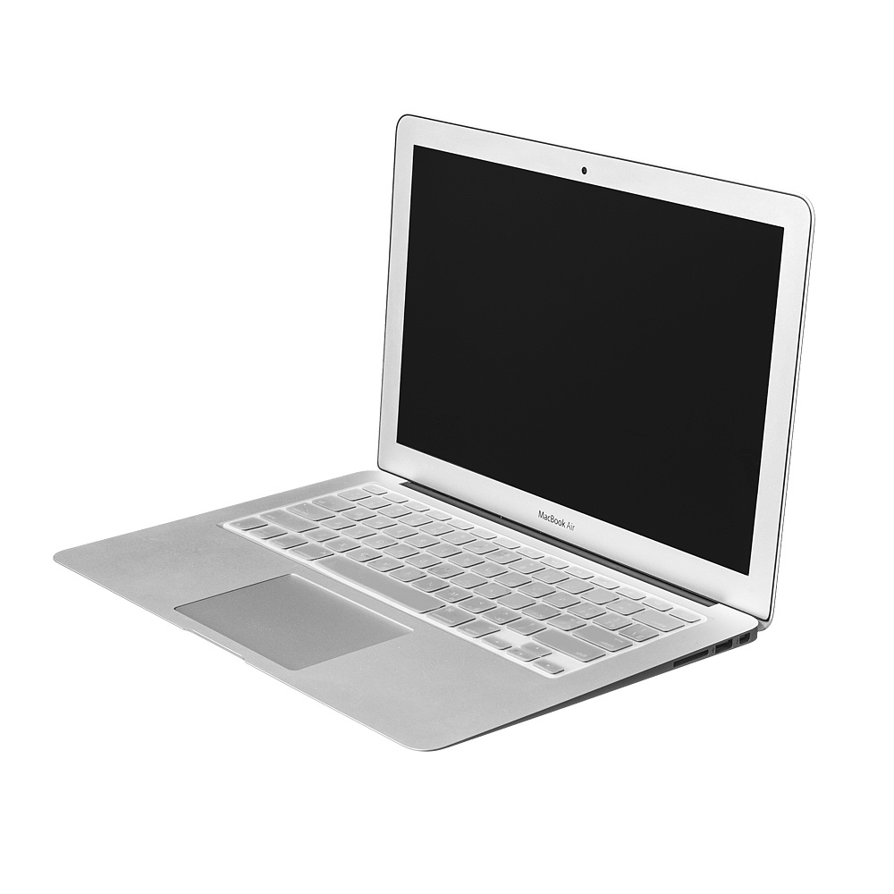 Накладка на клавиатуру для Macbook Air 11 2011-2015 год A1465 / A1370 бренд  БРОНЬКА тип раскладки USA Америка (силикон прозрачный) - купить с доставкой  по выгодным ценам в интернет-магазине OZON (428083423)