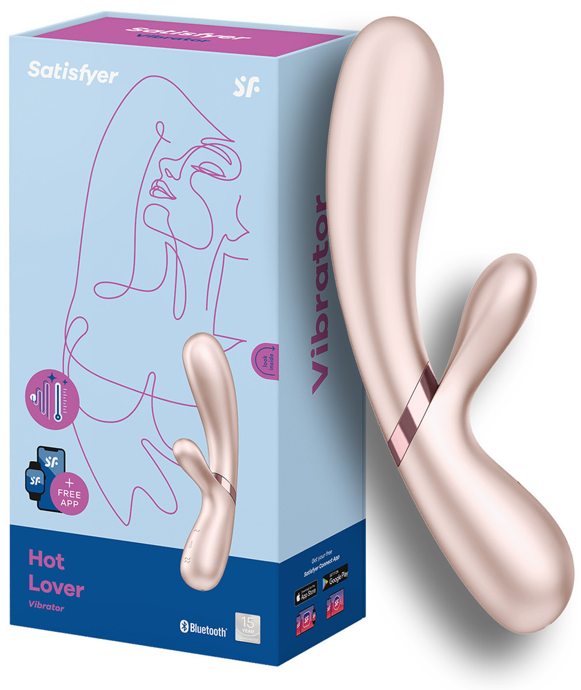 Вибратор Satisfyer Hot Lover с функцией нагрева и управлением через  приложение Сатисфаер - купить с доставкой по выгодным ценам в  интернет-магазине OZON (361825046)