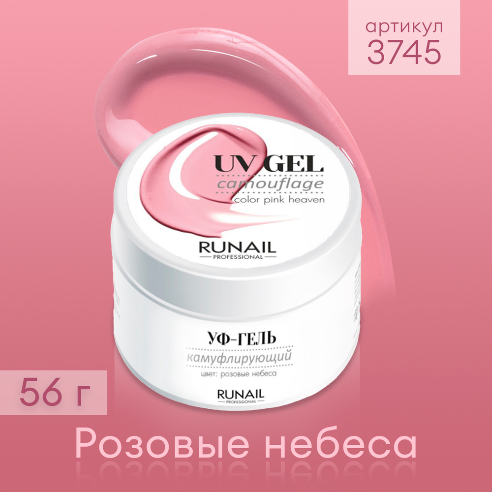 RuNail Однофазный гель для наращивания ногтей.