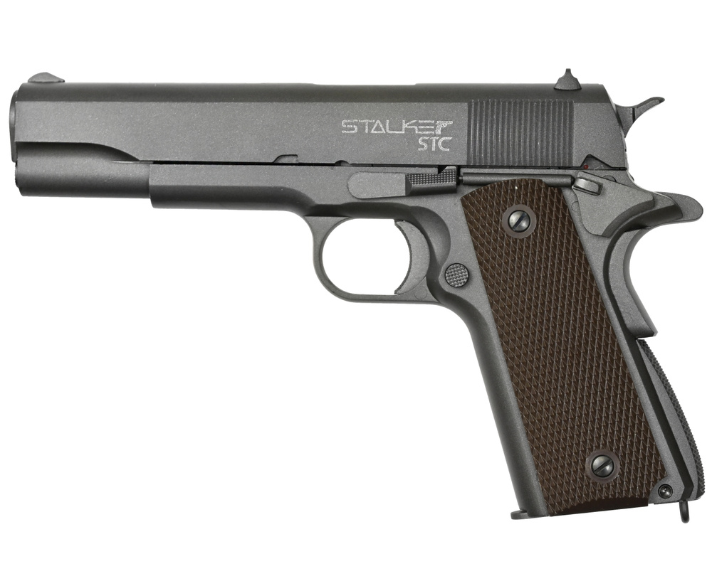 Пневматический пистолет Stalker STC (Colt 1911 A1, Blowback, ST-41062C) -  купить по выгодной цене в интернет-магазине OZON (471237877)