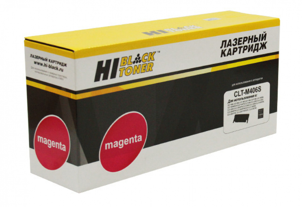 Тонер-картридж Hi-Black (HB-CLT-M406S) для Samsung CLP-360/365/368/CLX-3300/3305, M, 1K #1