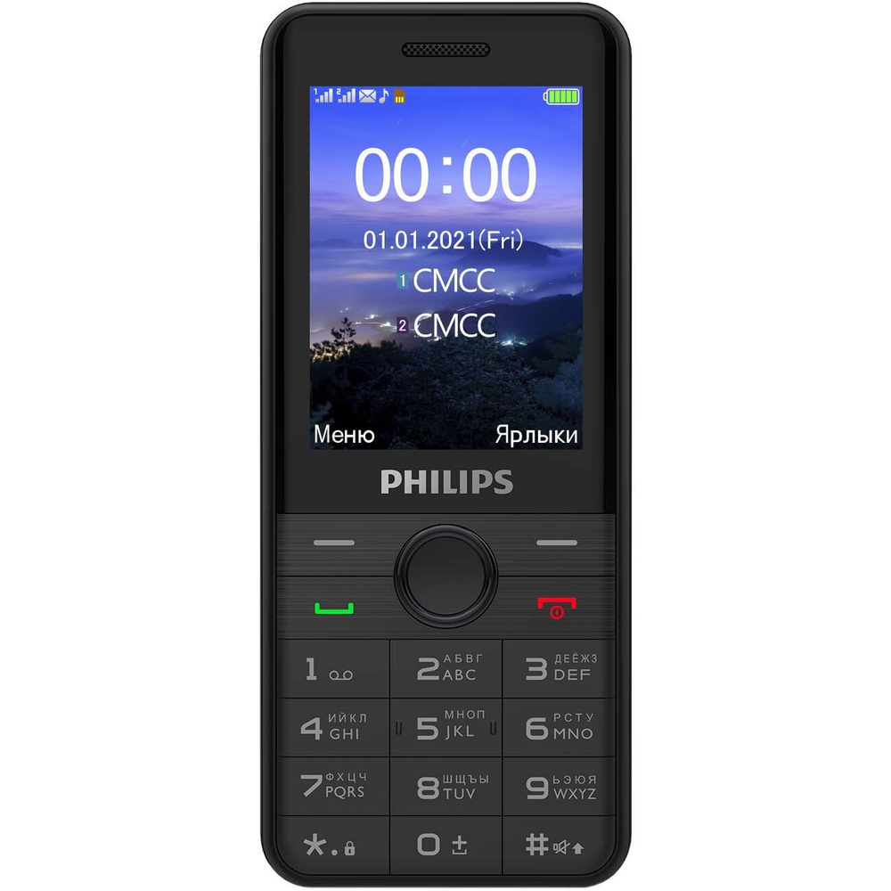 телефон philips xenium e172 black (93) фото