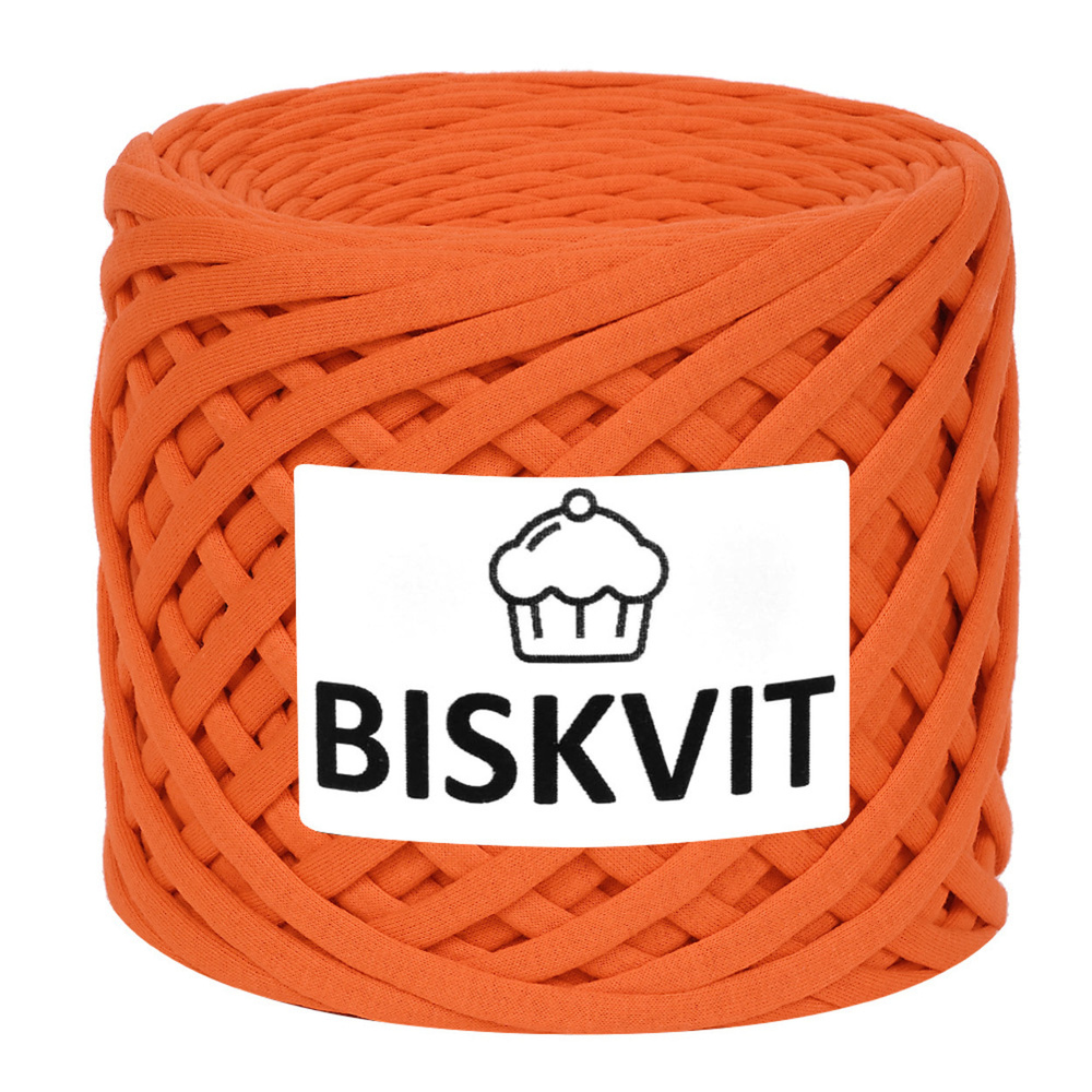 Пряжа Biskvit, 330г, 100м, 100%хлопок, (Мандарин) (1 шт.) #1