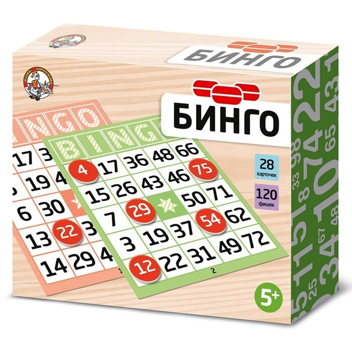 Настольная игра лото "Бинго" / 7354455 #1