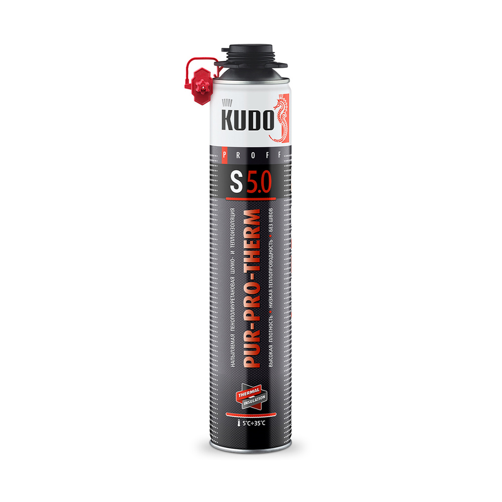 Теплоизоляция напыляемая пенополиуретановая Kudo Pur-pro-therm S 5.0, 1000 мл  #1