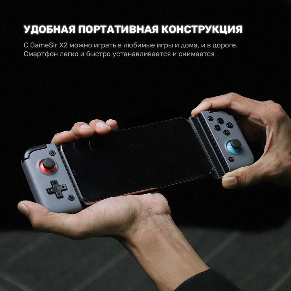 Геймпад для смартфона GameSir, для Мультиплатформа, черный - купить по  выгодной цене в интернет-магазине OZON (1267241270)