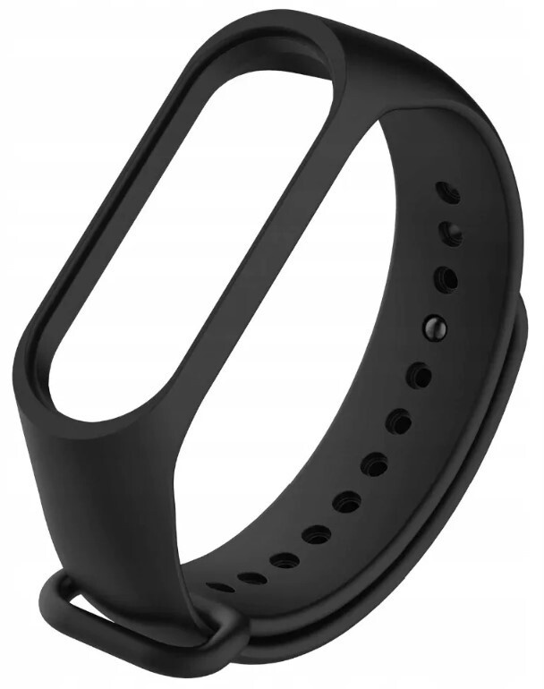 Силиконовый ремешок для фитнес-браслета Xiaomi Mi Band 3/4, черный ...