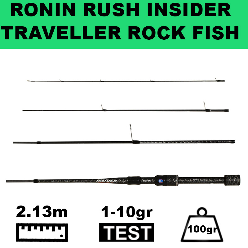 Спиннинг Ronin Rush INSIDER TRAVLLER ROCK FISH, от 1 гр купить по