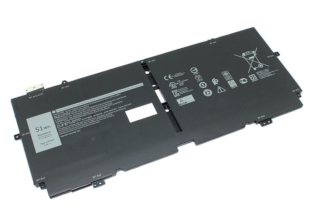 Аккумулятор для ноутбука Dell 6500 мАч, (52TWH NN6M8) #1