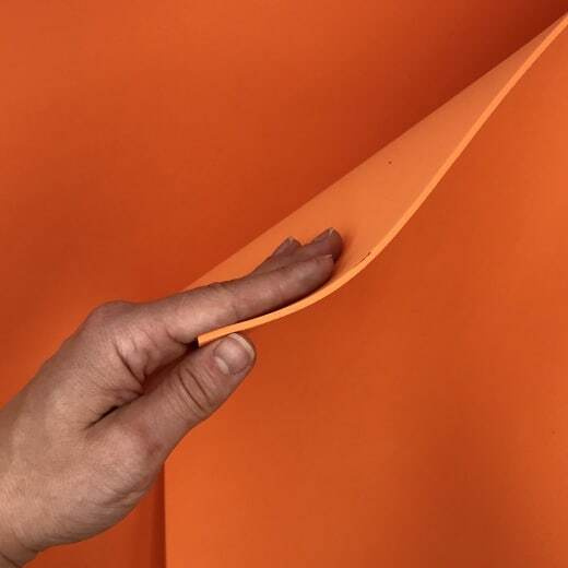 Заготовка для декорирования Эва Фоам оранжевый для косплея eva foam твердость 45 шор, 2мм толщина , ширина #1