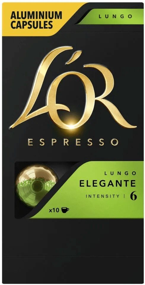 Кофе в капсулах L'OR Espresso Lungo Elegante для системы Nespresso, 10 порций  #1
