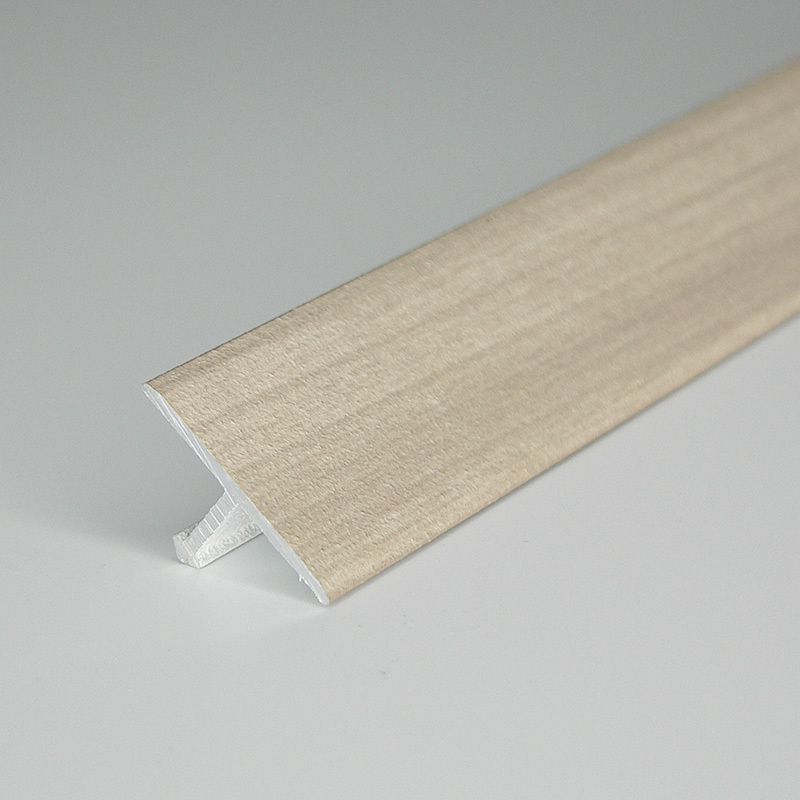 Порожек для напольного покрытия Т-образный 20 мм, длина 0,9 м, Русский профиль алюминиевый, дуб жемчужный #1