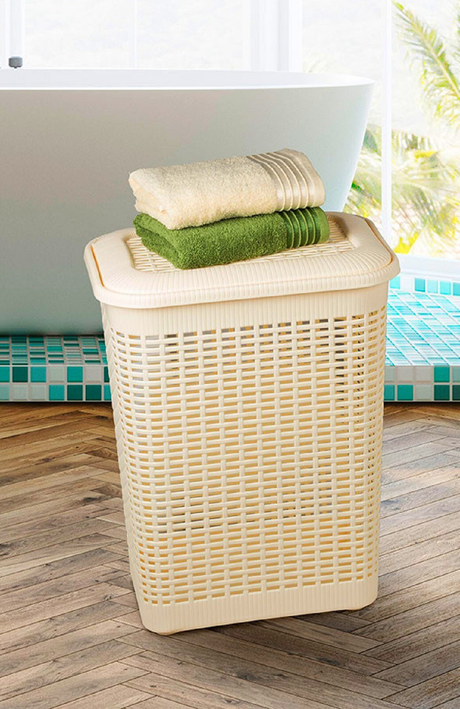 Корзина для белья, Полипропилен купить по выгодной цене в интернет ...