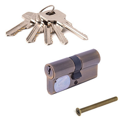 Цилиндр для замка (ключ/ключ), бронза #1